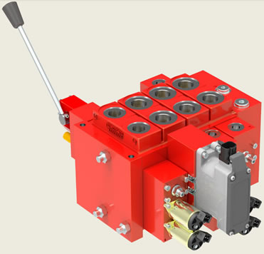 SC12 proportionaalinen sandwich suuntaventtiili