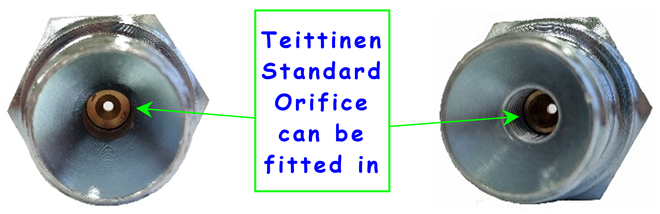 Orifice-Fitting BSP Adapter
